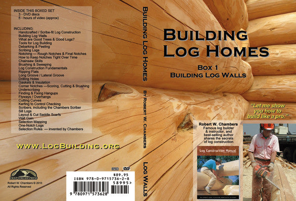 DVDs -  Building Log Walls